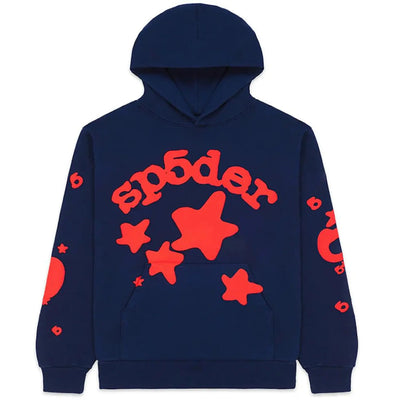 Sp5der Beluga Hoodie Navy