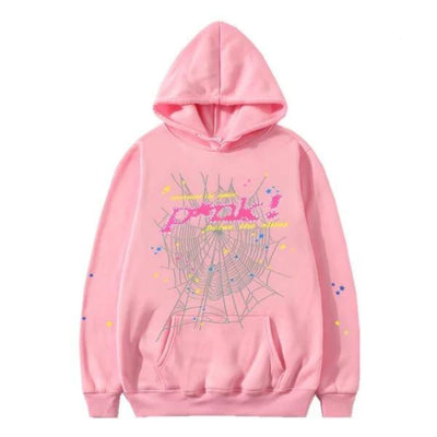 Sp5der Hoodie Pink