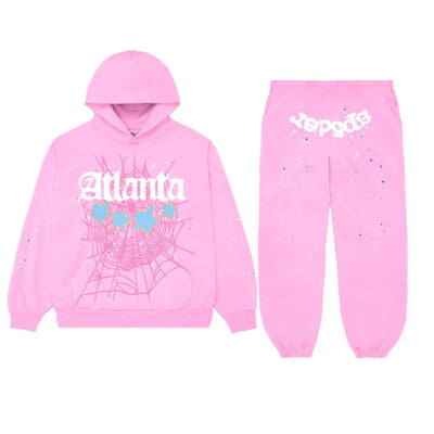 Sp5der Pink Tracksuit